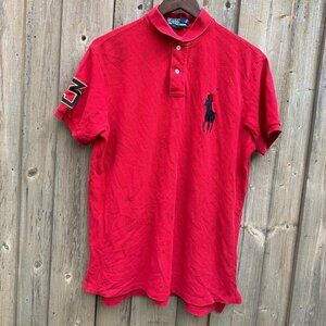 Polo Ralph Lauren Embroidered Polo Button Up Shirt Large